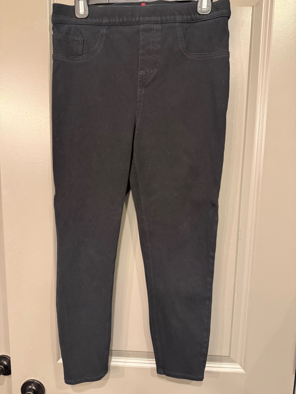 SPANX Black High-Waist Ponte Leggings